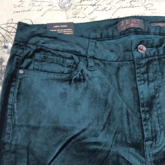 🎁 Jen7 By 7 For All Mankind Stretch Velvet Ankle - Picture 9 of 12